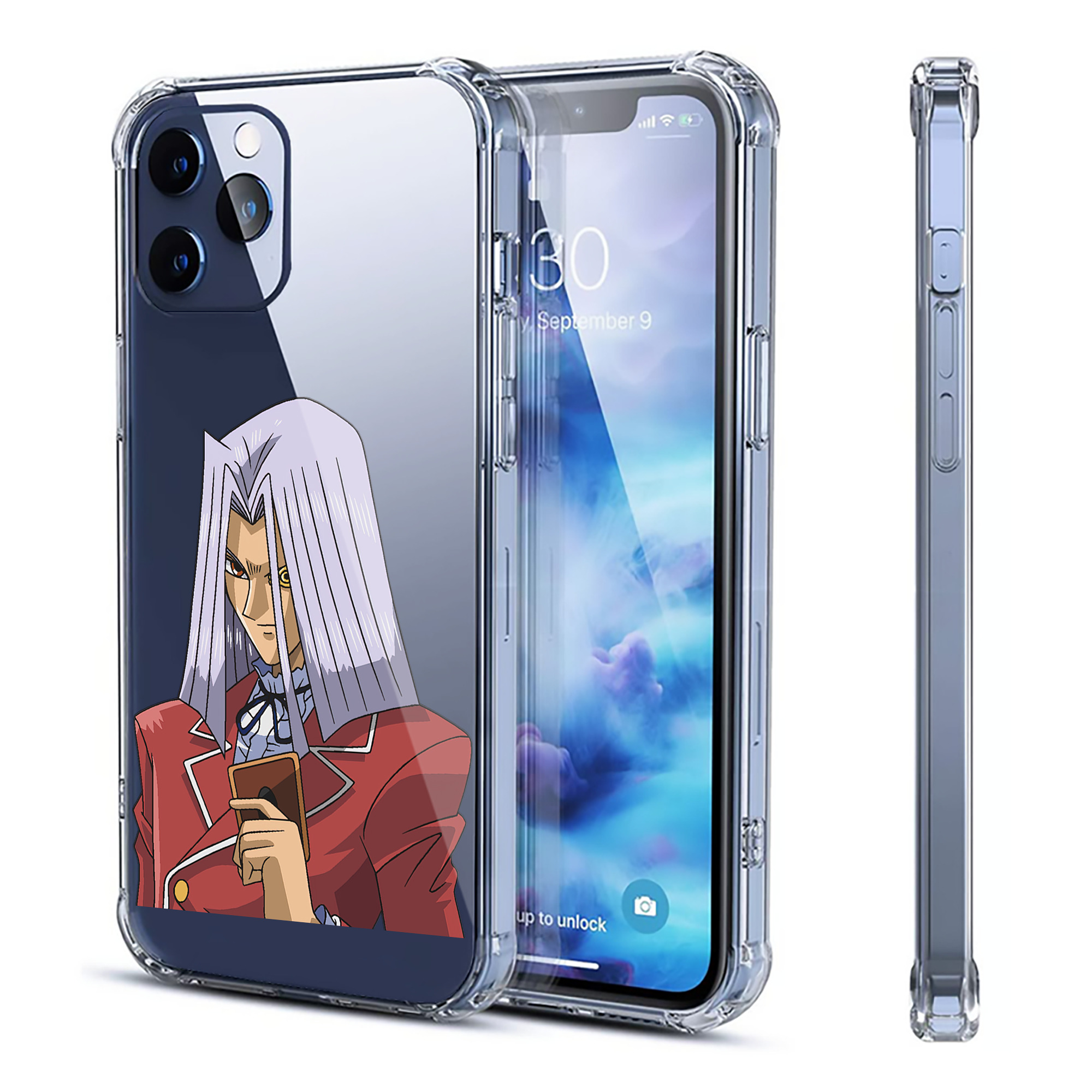 （画像用） 遊☆戯☆王 Yu-Gi-Oh! 【iPhone 12シリーズ対応】透明スマホケース（クリアソフトケース）